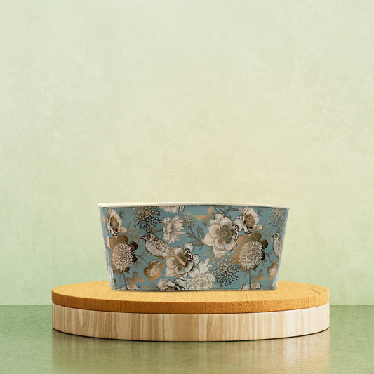 Vintage Floral Pot