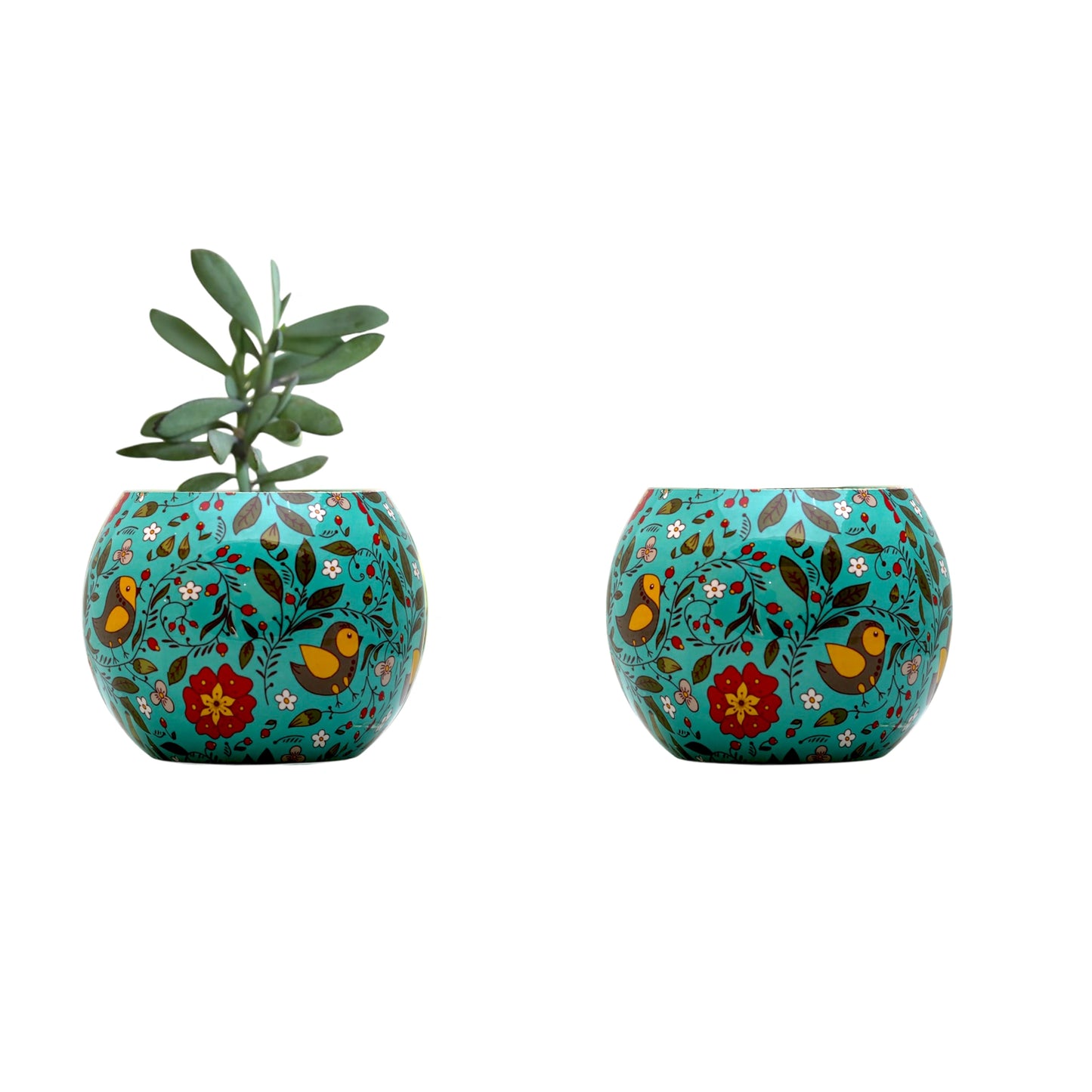 Galvanised Printed Ball Pot