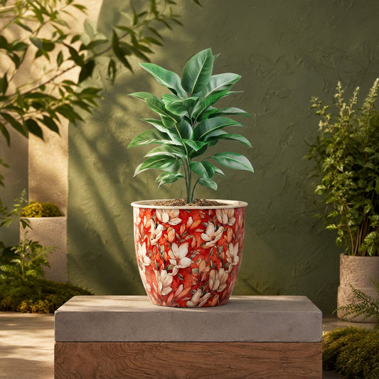 Floral Printed Planter