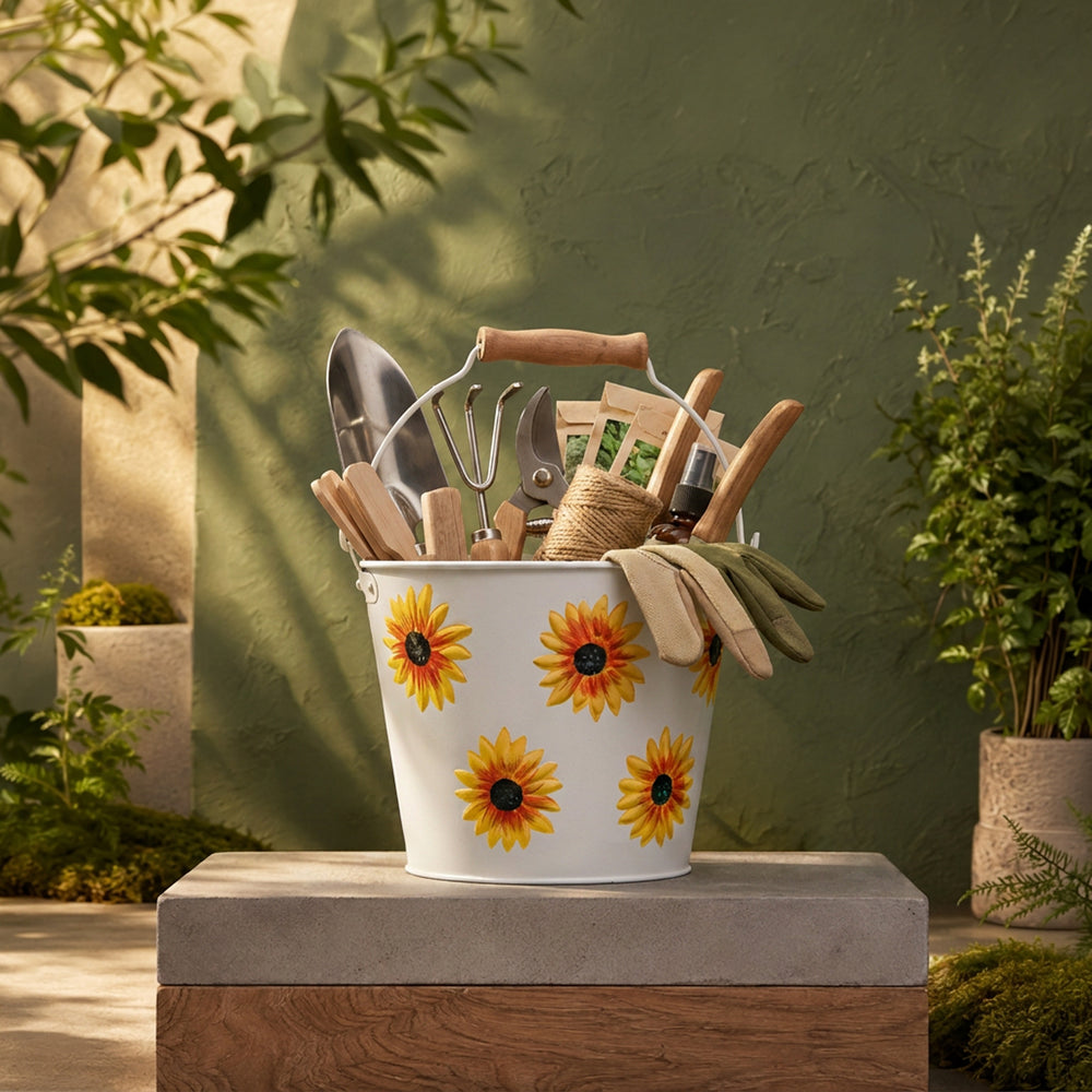 Sunflower Bucket