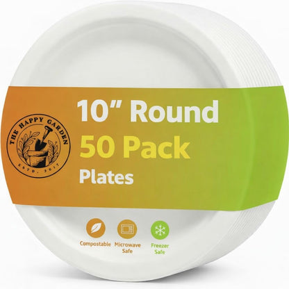 The Happy Garden Compostable Pizza Plates