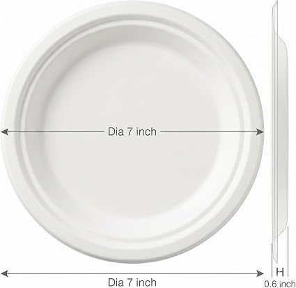 The Happy Garden Compostable Pizza Plates
