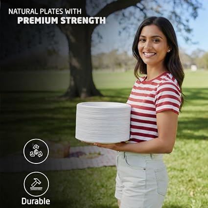 The Happy Garden Compostable Pizza Plates