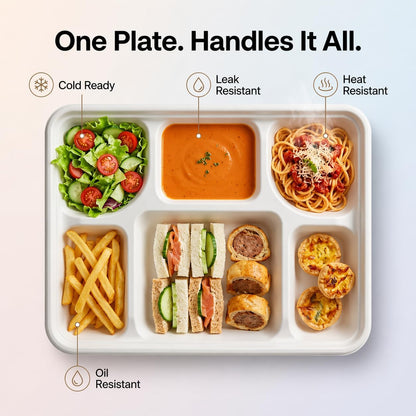 Sustainable Disposable Meal Tray