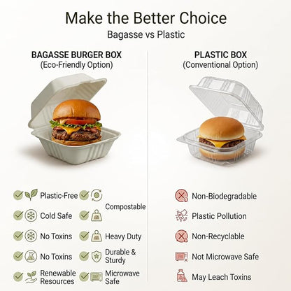 Compostable Burger Box