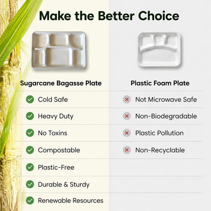 Sustainable Disposable Meal Tray