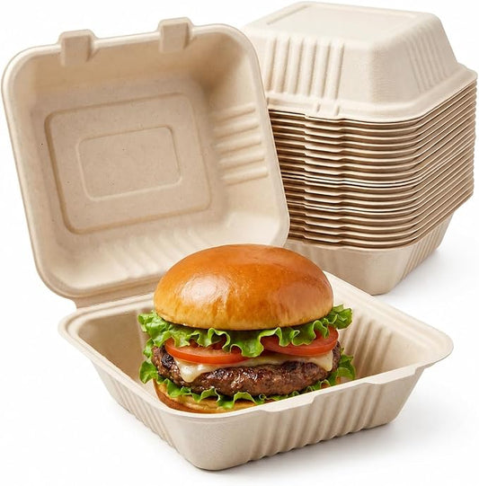 Compostable Clamshell Food Container