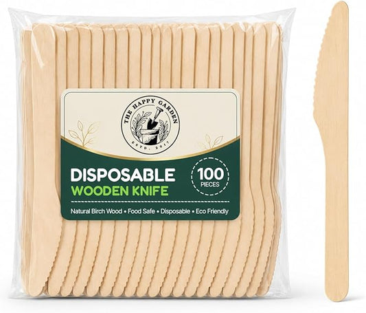 Wooden Knife Pack of 100