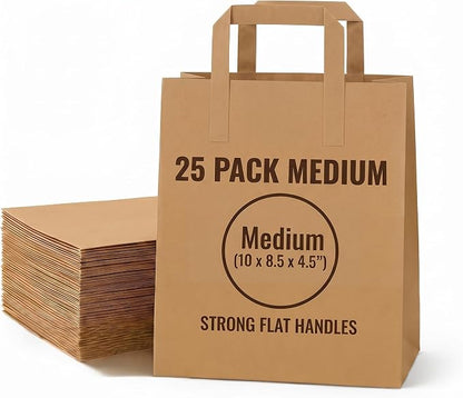 Medium Brown Paper Carry Bag