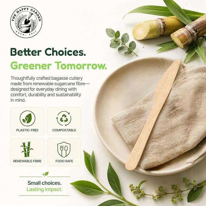 Plastic-Free Wooden Knife