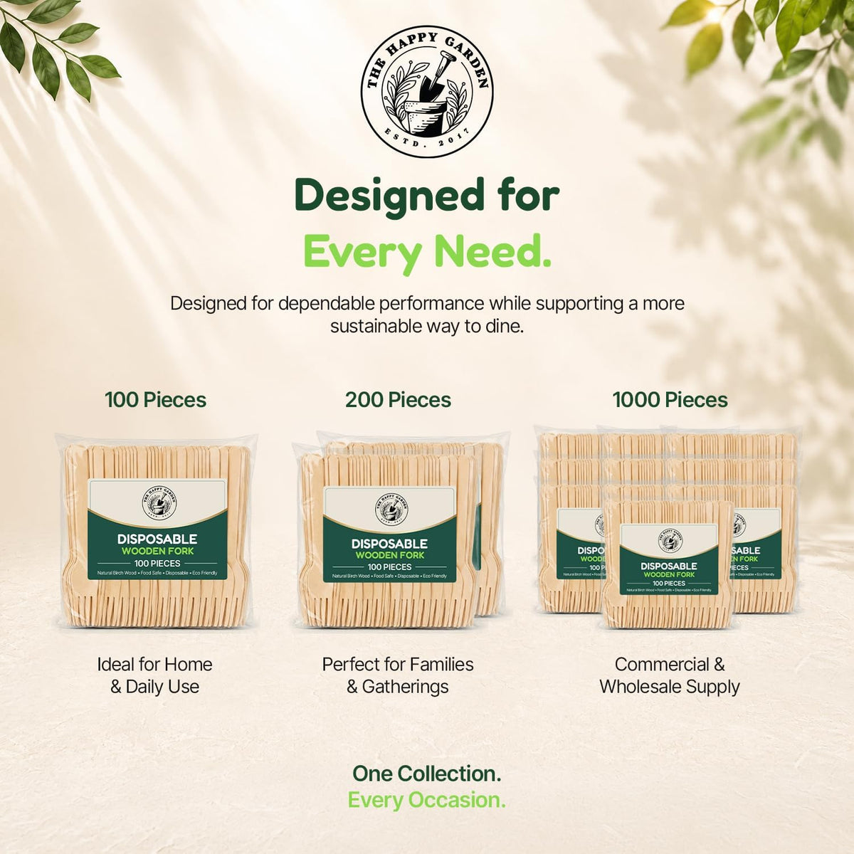 Sustainable Wooden Cutlery