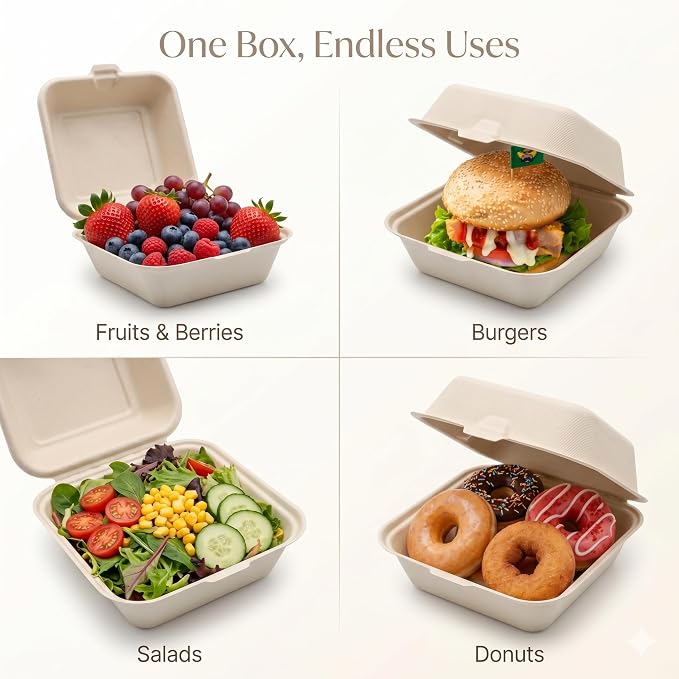 Eco-friendly Takeaway Burger Box