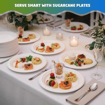 The Happy Garden Compostable Pizza Plates