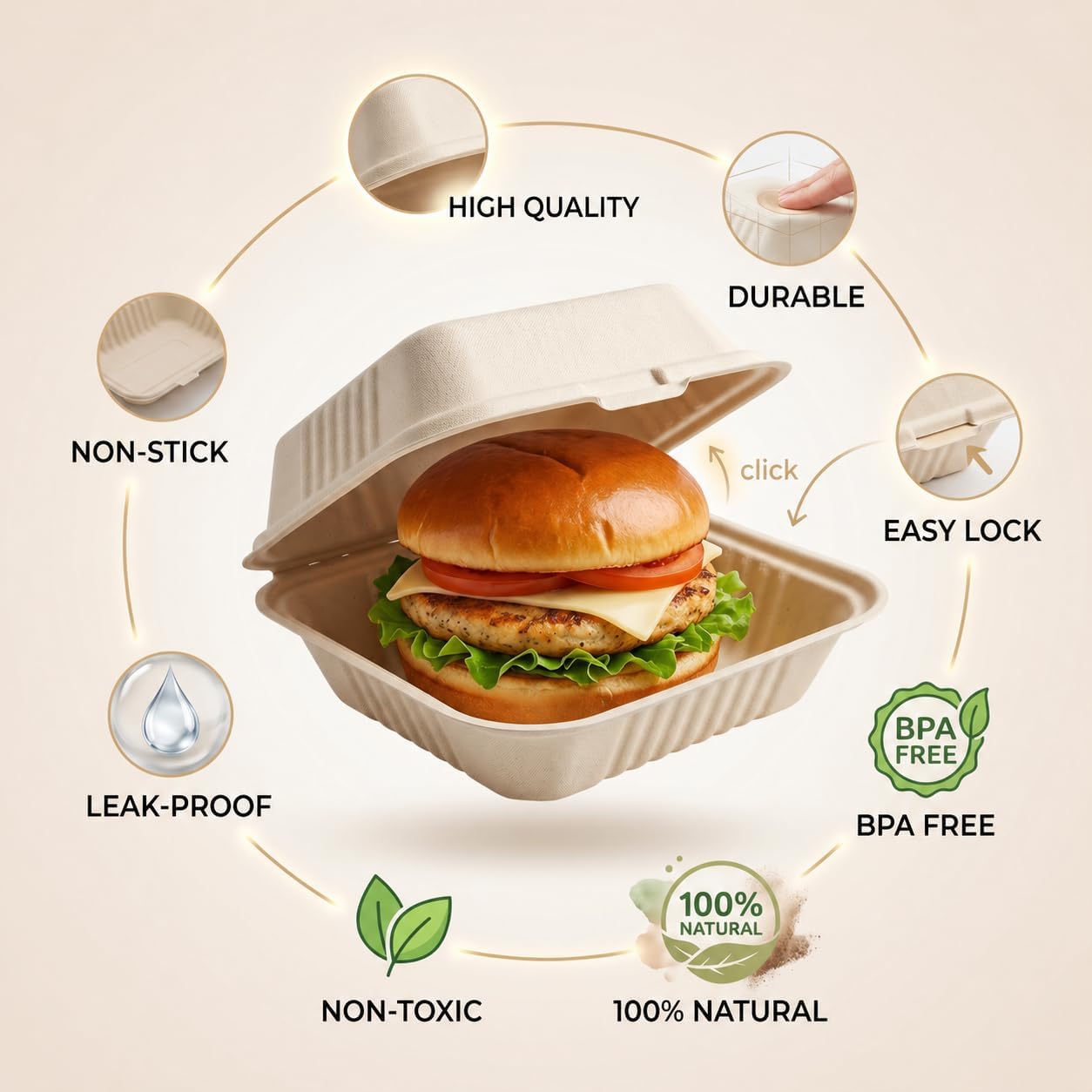 Eco -friendly Takeaway Container