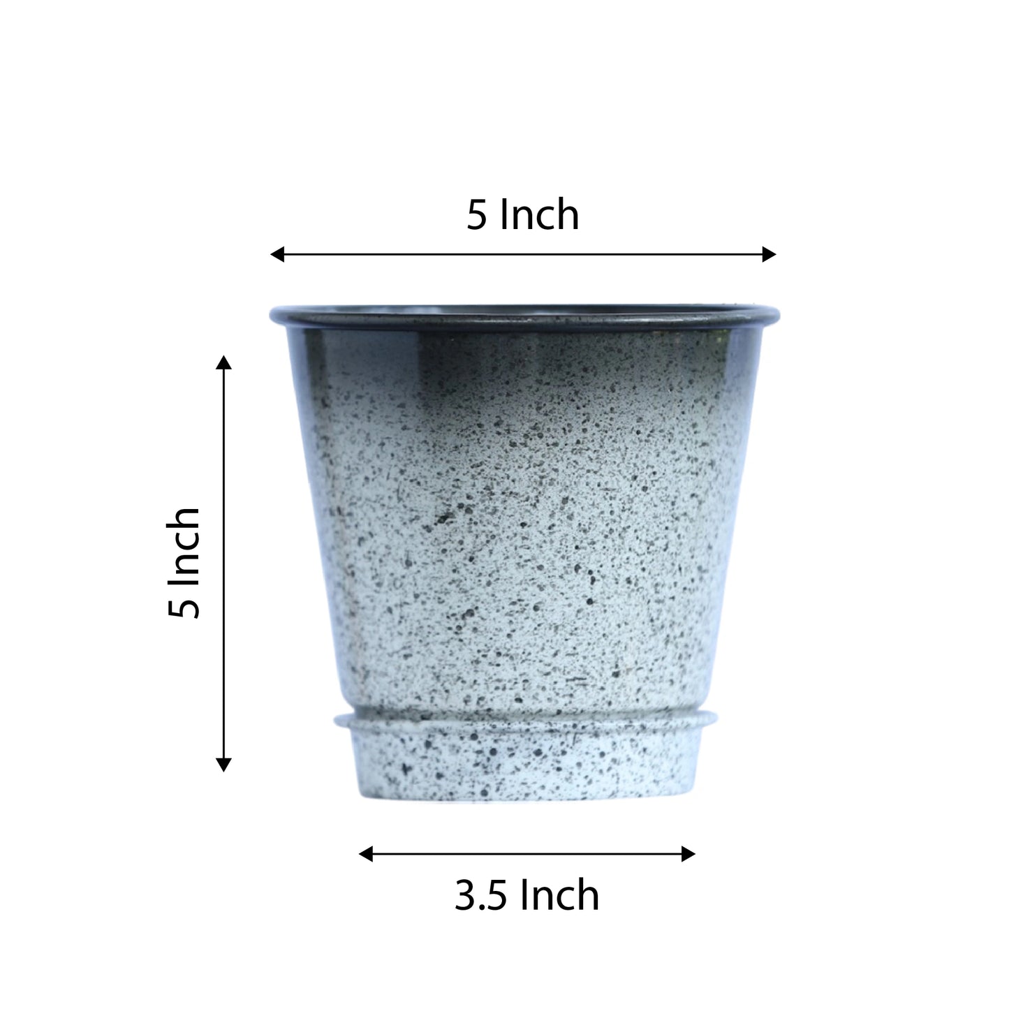 Galvanised Gradient Pot