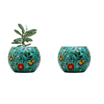Galvanised Printed Ball Pot