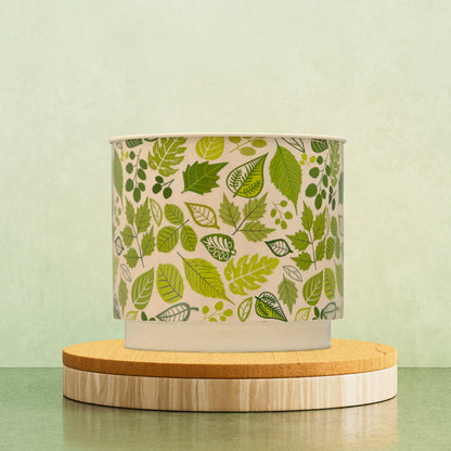 Printed Galvanised Pot-Natural Print