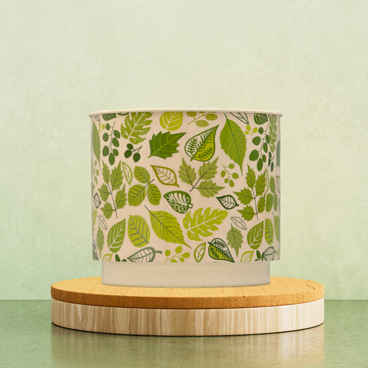 Printed Galvanised Pot-Natural Print